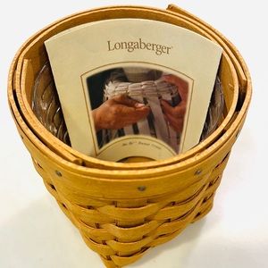 Longaberger Pencil Basket - EUC